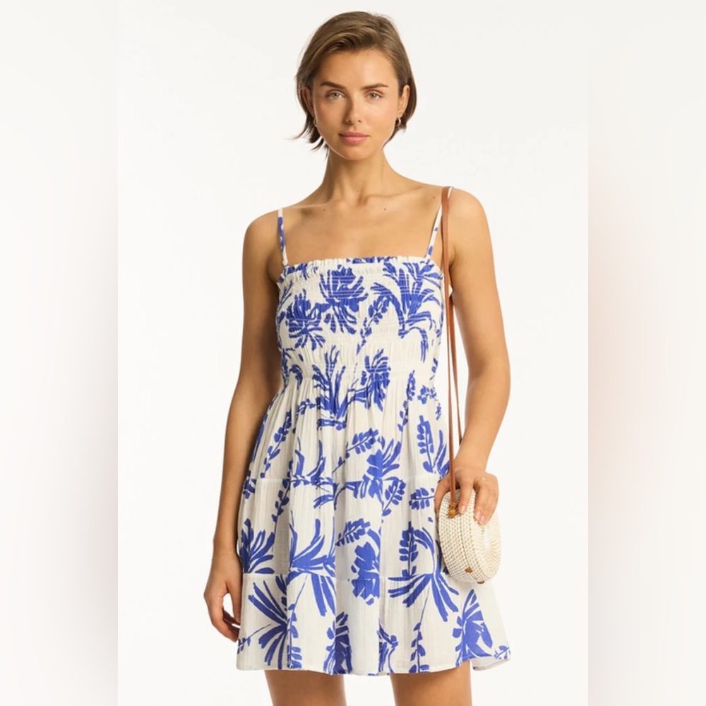 Sea Level Australia Blue and White Sundress
